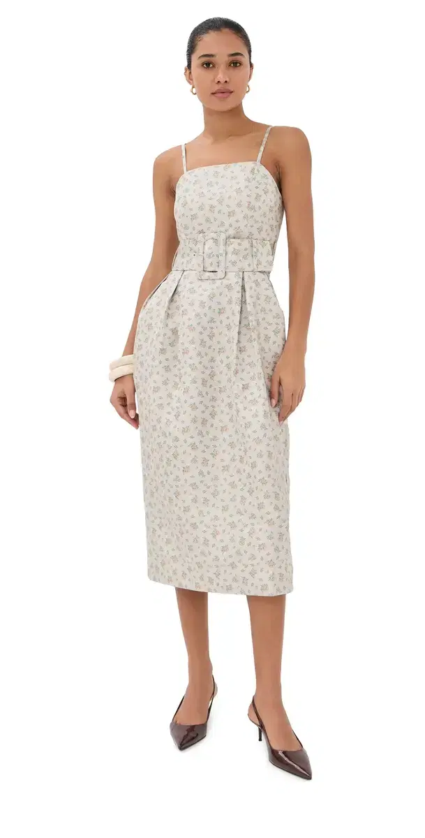 Artichoke Dress with Belt Clementine