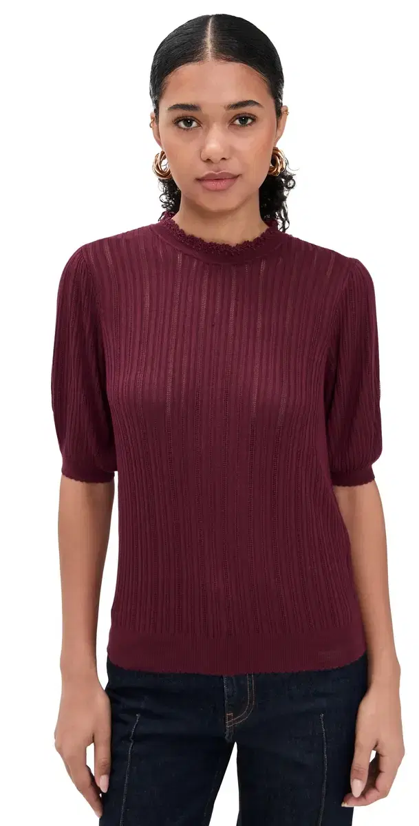 Ulla Johnson Gemma Top Claret