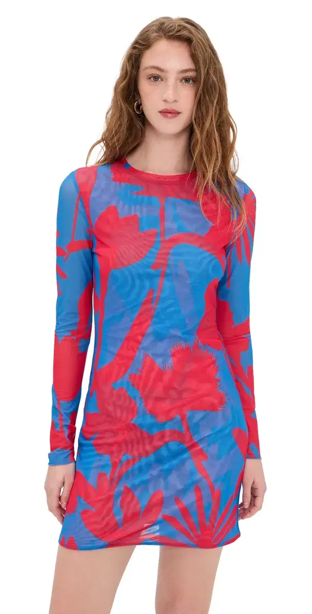 Scarlet ini esh Dress Radiant Flora