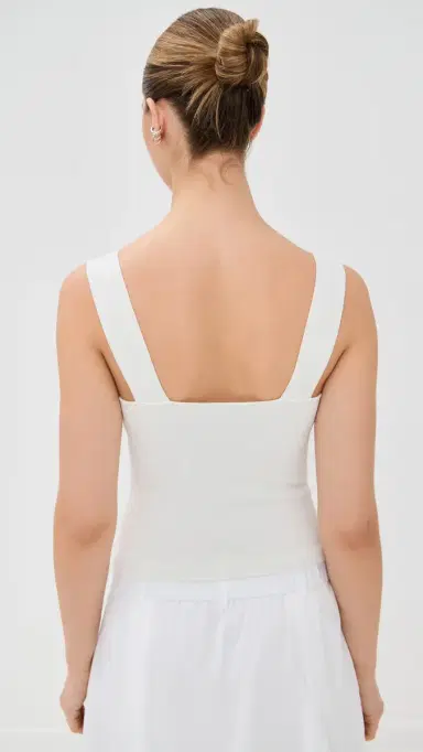 Simkhai Madine Tank Top White | Thumbnail 3 Simkhai Madine Tank Top White | Thumbnail 3