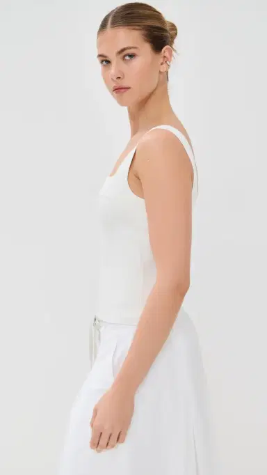 Simkhai Madine Tank Top White | Thumbnail 4 Simkhai Madine Tank Top White | Thumbnail 4