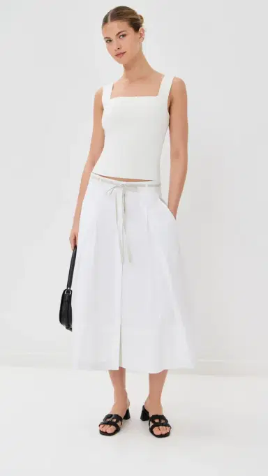 Simkhai Madine Tank Top White | Thumbnail 5 Simkhai Madine Tank Top White | Thumbnail 5