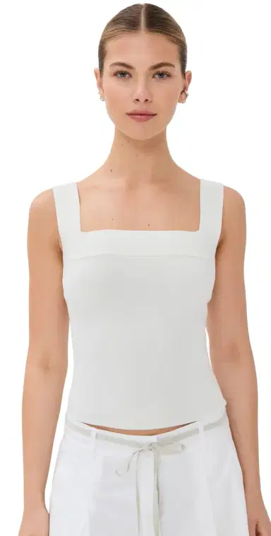 Simkhai Madine Tank Top White | Thumbnail 1 Simkhai Madine Tank Top White | Thumbnail 1