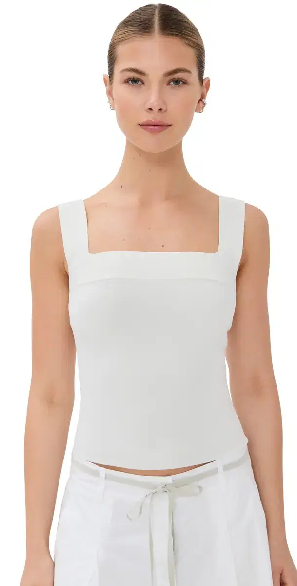 adine Tank Top White
