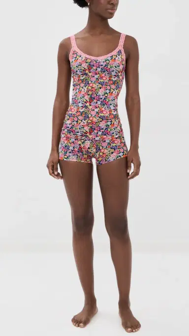 Stripe & Stare Lace Camisole Botanic Bloom | Thumbnail 5