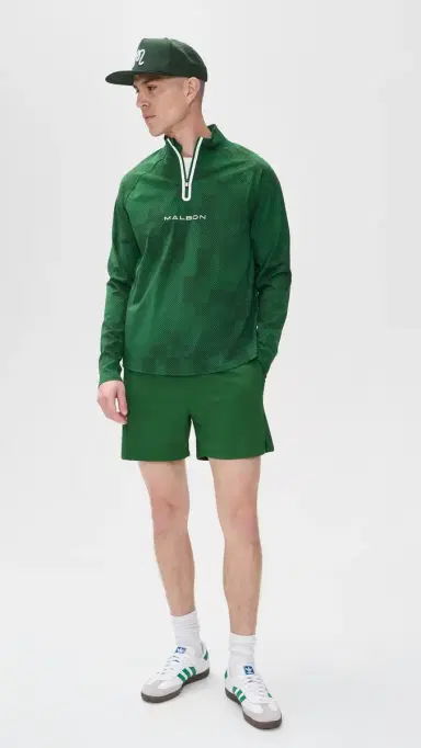 Malbon Performance Raglan Quarter Zip Eden | Thumbnail 5 Malbon Performance Raglan Quarter Zip Eden | Thumbnail 5