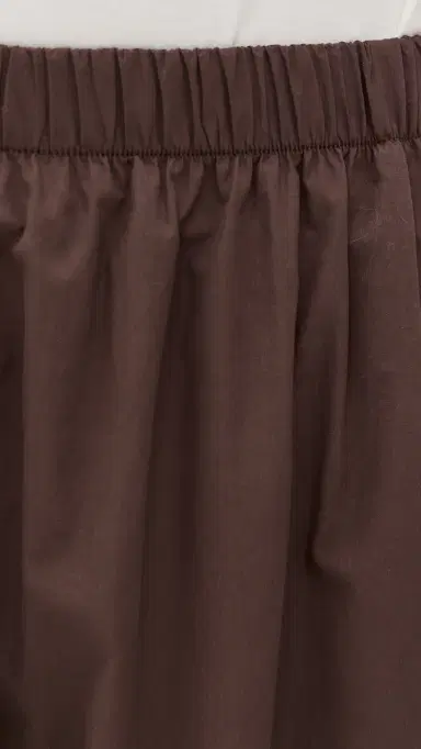 LE BOP Andi Oversized Poplin Balloon Pants Brown S | Thumbnail 6