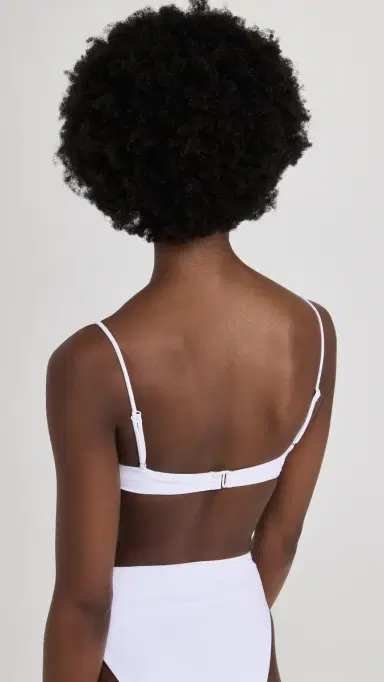 JADE SWIM Mia Bikini Top White S | Thumbnail 3