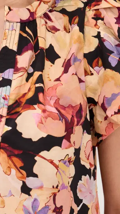 Ulla Johnson Abril Cotton Top Night Bloom | Thumbnail 6