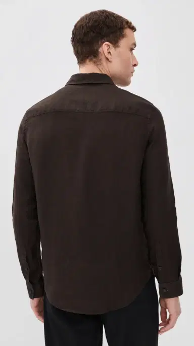 NN07 Enzo Linen Shirt Deep Truffle | Thumbnail 3 NN07 Enzo Linen Shirt Deep Truffle | Thumbnail 3