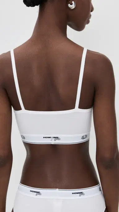 Hommegirls Homme Girls x Fruit of The Loom Cami Bralette 3 Pack Black/Heather Grey/White L | Thumbnail 4 Hommegirls Homme Girls x Fruit of The Loom Cami Bralette 3 Pack Black/Heather Grey/White L | Thumbnail 4