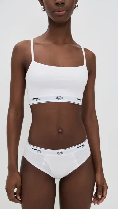 Hommegirls Homme Girls x Fruit of The Loom Cami Bralette 3 Pack Black/Heather Grey/White L | Thumbnail 6 Hommegirls Homme Girls x Fruit of The Loom Cami Bralette 3 Pack Black/Heather Grey/White L | Thumbnail 6