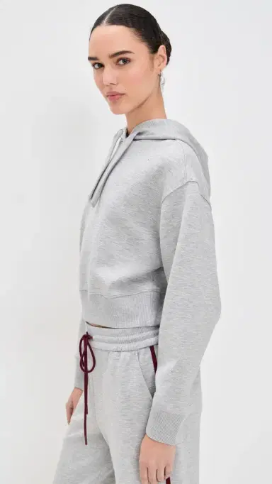 LE BOP Cleo Pullover Hoodie Heather Grey L | Thumbnail 4 LE BOP Cleo Pullover Hoodie Heather Grey L | Thumbnail 4