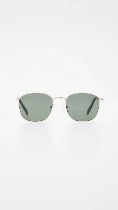 Le Specs Neptune Deux Sunglasses Gold Khaki Mono Polarized One Size | Thumbnail 2
