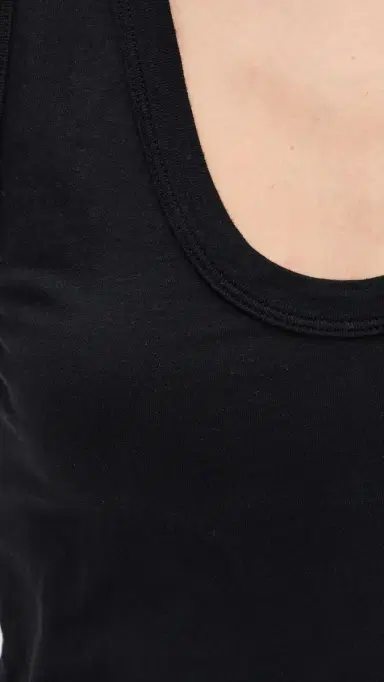 perfectwhitetee Scoop Tank True Black | Thumbnail 6