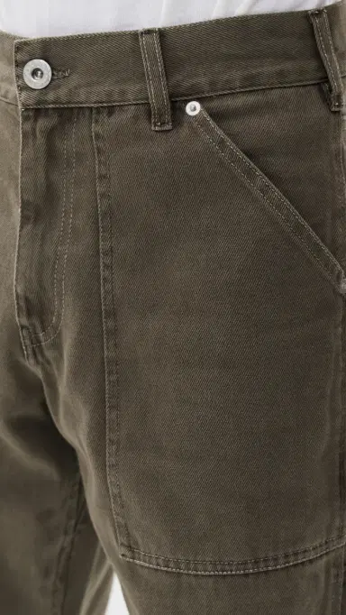 Alex Mill Recycled Denim Painter Pants Thyme 34 | Thumbnail 6