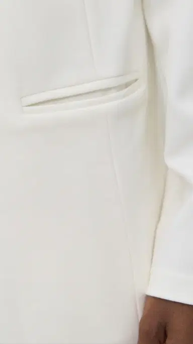 Ripley Rader Ponte Knit Oversized Blazer Off White M | Thumbnail 6