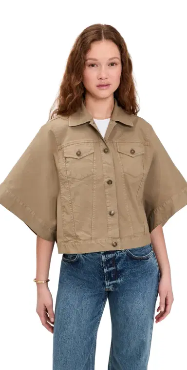 Ramy Brook Beatrice Jacket Safari Green | Thumbnail 1