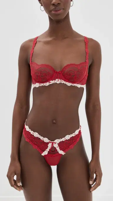 For Love & Lemons Fiona Lace Underwire Bra Red | Thumbnail 5 For Love & Lemons Fiona Lace Underwire Bra Red | Thumbnail 5