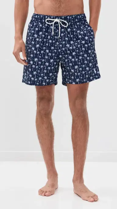Polo Ralph Lauren Printed Traveler Swim Trunks 6 Blue Polo Palms | Thumbnail 2 Polo Ralph Lauren Printed Traveler Swim Trunks 6 Blue Polo Palms | Thumbnail 2