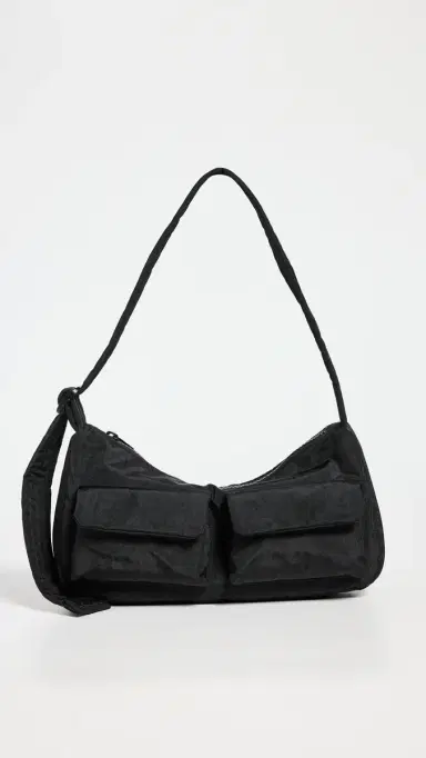 BAGGU Cargo Shoulder Bag Black One Size | Thumbnail 2