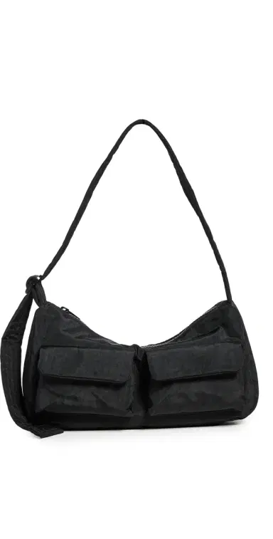 BAGGU Cargo Shoulder Bag Black One Size | Thumbnail 1