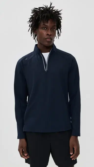 Rhone Rise Quarter Zip True Navy L | Thumbnail 2
