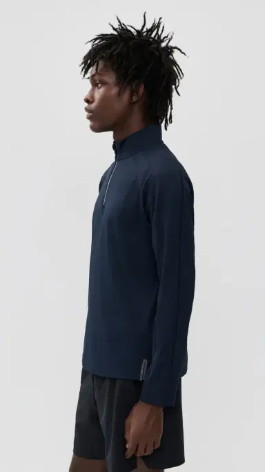 Rhone Rise Quarter Zip True Navy L | Thumbnail 4