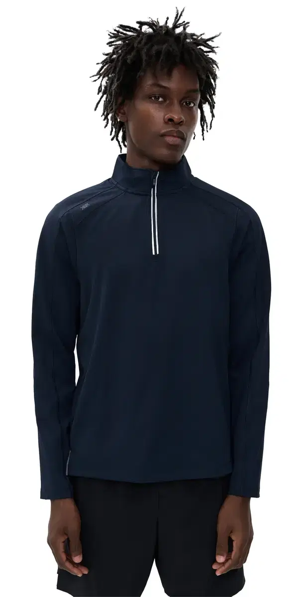 Rise Quarter Zip True Navy L