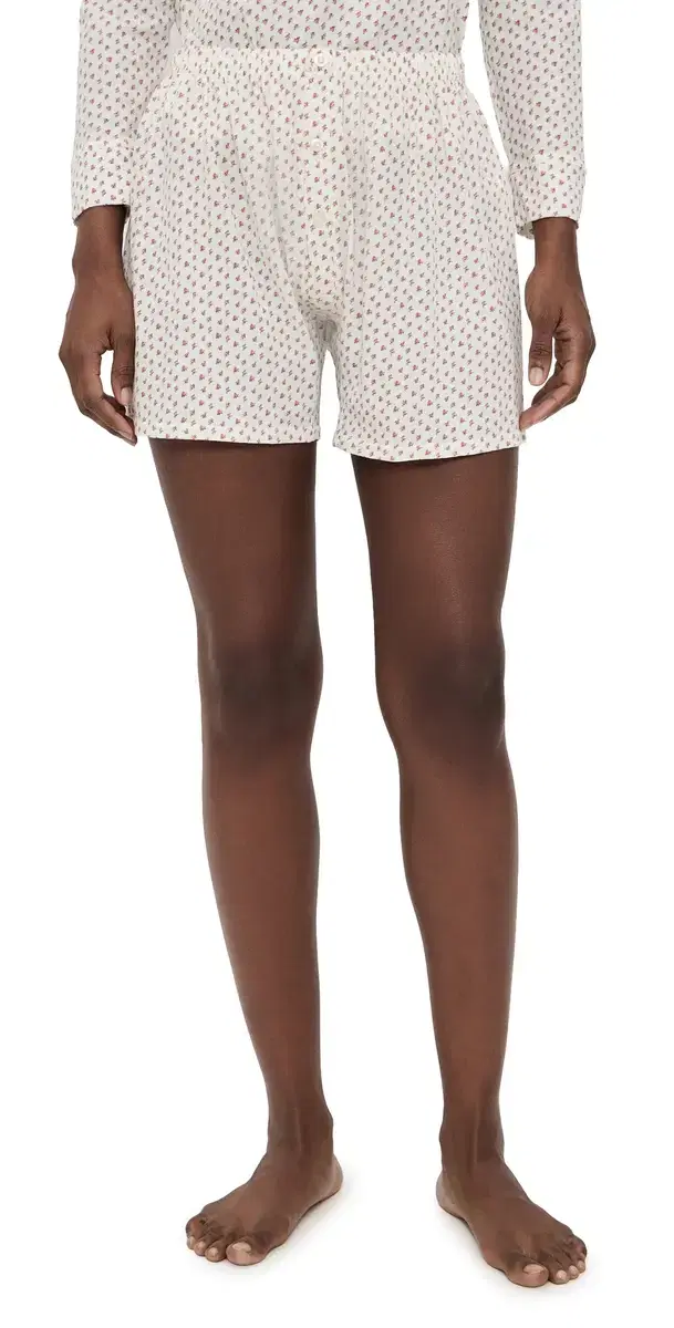 The Jersey Boxer Shorts Calico Rose