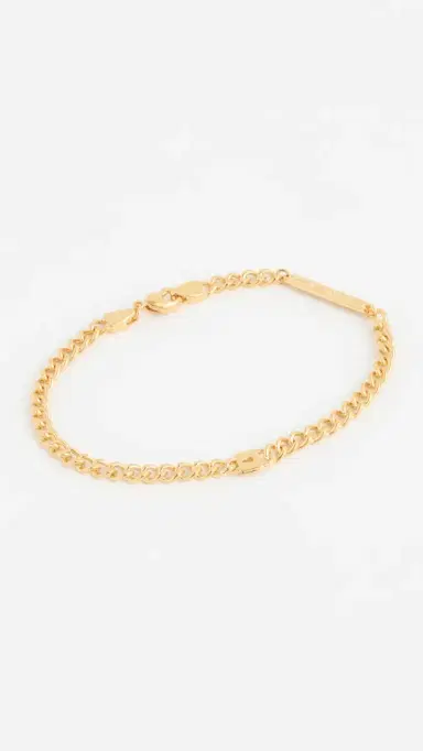 Gwen Beloti Locked in Gold Link Bracelet Gold One Size | Thumbnail 2