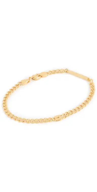 Gwen Beloti Locked in Gold Link Bracelet Gold One Size | Thumbnail 1