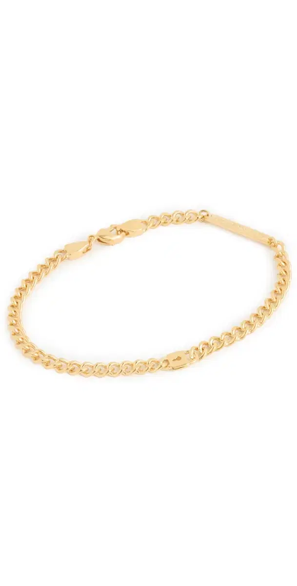 Locked in Gold Link Bracelet Gold One Size