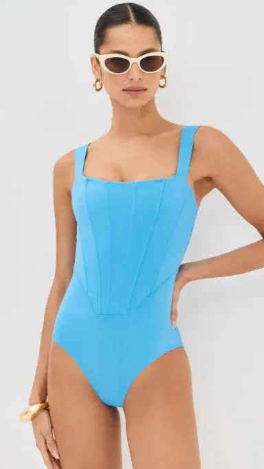 STAUD Adelaide One Piece ky Blue | Thumbnail 2 STAUD Adelaide One Piece ky Blue | Thumbnail 2
