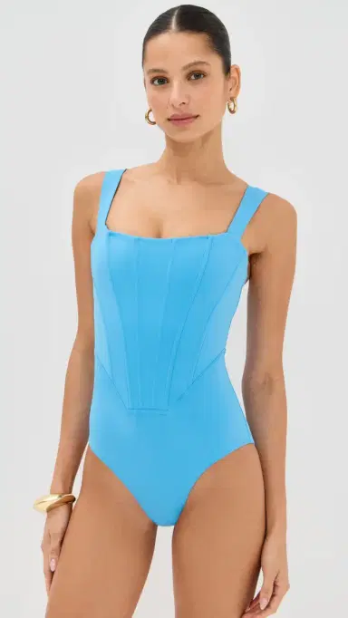 STAUD Adelaide One Piece ky Blue | Thumbnail 5 STAUD Adelaide One Piece ky Blue | Thumbnail 5