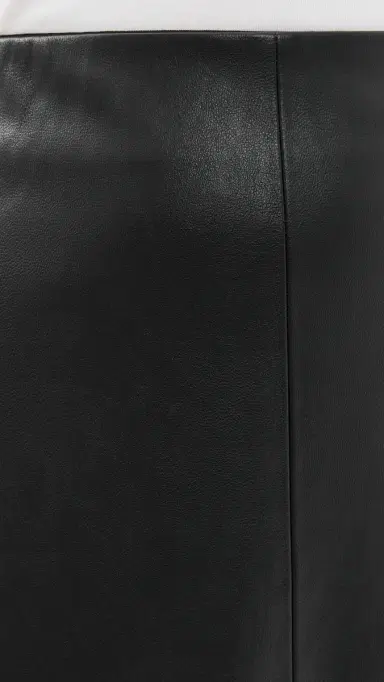 LE BOP Betty Faux Leather Maxi Skirt Black | Thumbnail 6