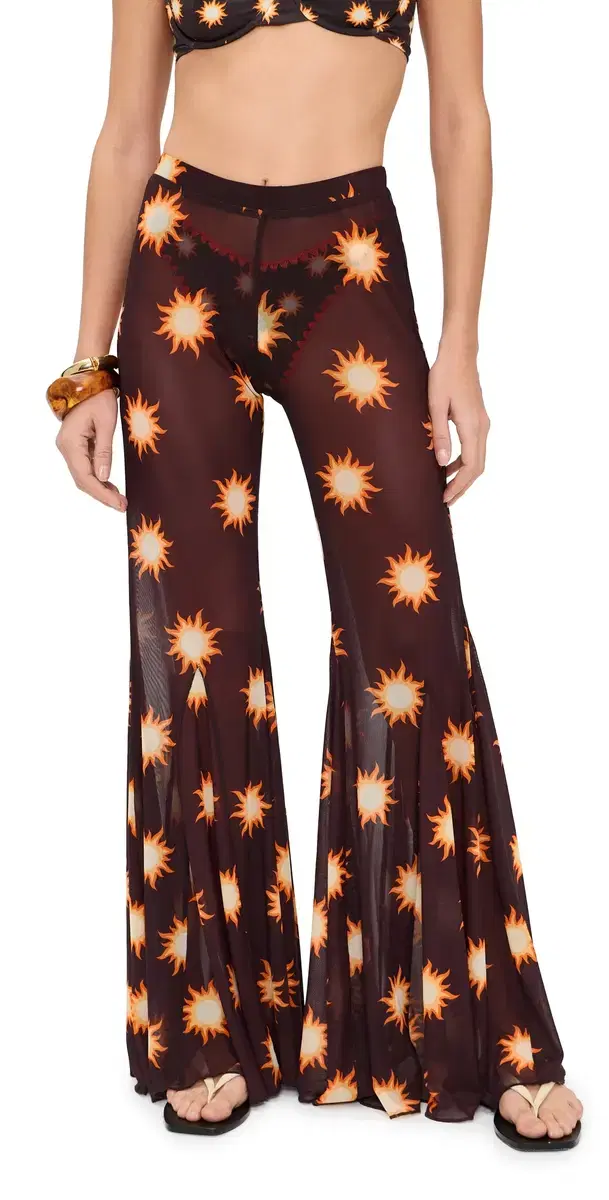 Leslie Amon tef Mesh Coverup Pants un