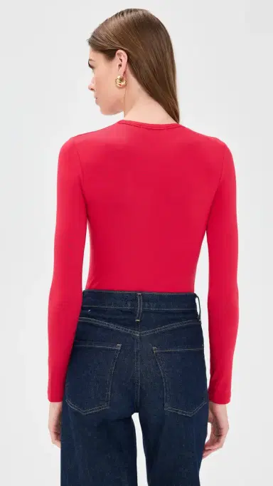 LE BOP Hannah Thong Bodysuit Red M | Thumbnail 3 LE BOP Hannah Thong Bodysuit Red M | Thumbnail 3