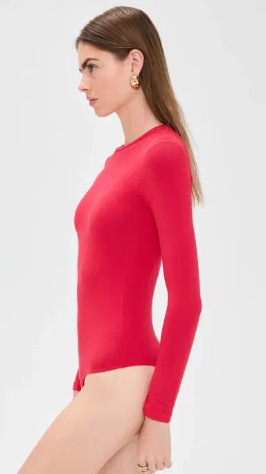 LE BOP Hannah Thong Bodysuit Red M | Thumbnail 4 LE BOP Hannah Thong Bodysuit Red M | Thumbnail 4