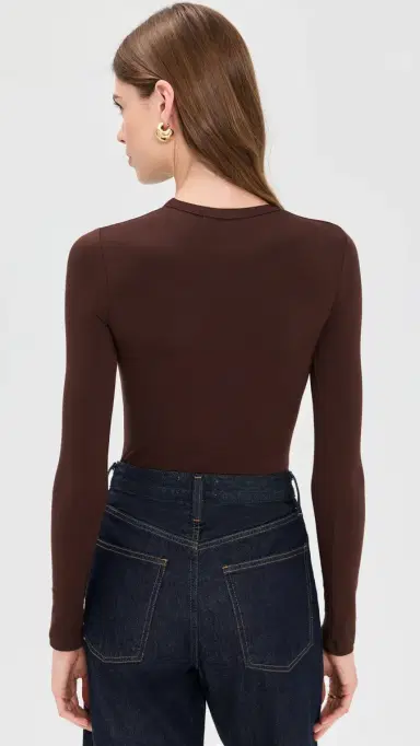 LE BOP Hannah Thong Bodysuit Chocolate L | Thumbnail 3 LE BOP Hannah Thong Bodysuit Chocolate L | Thumbnail 3