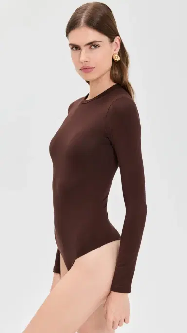 LE BOP Hannah Thong Bodysuit Chocolate L | Thumbnail 4 LE BOP Hannah Thong Bodysuit Chocolate L | Thumbnail 4