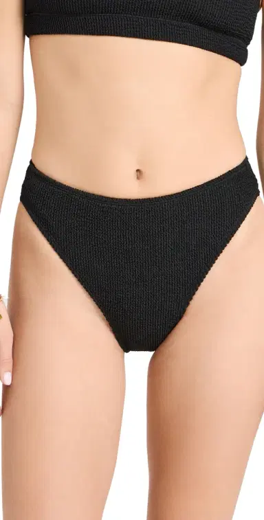 Good American Always Fit Good Waist Bikini Bottoms Black001 | Thumbnail 1