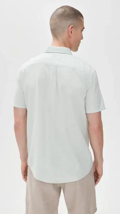 Marine Layer Better-Than-Linen Shirt Iceberg Stripe | Thumbnail 3 Marine Layer Better-Than-Linen Shirt Iceberg Stripe | Thumbnail 3