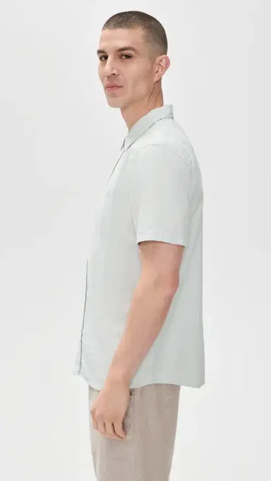Marine Layer Better-Than-Linen Shirt Iceberg Stripe | Thumbnail 4 Marine Layer Better-Than-Linen Shirt Iceberg Stripe | Thumbnail 4
