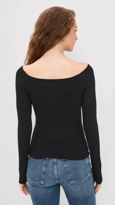 Favorite Daughter The Sara Top Black | Thumbnail 3