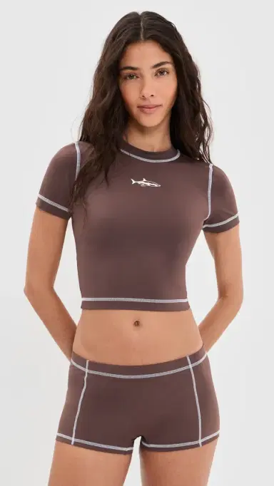 Staud Jett Swim Top Java M | Thumbnail 5