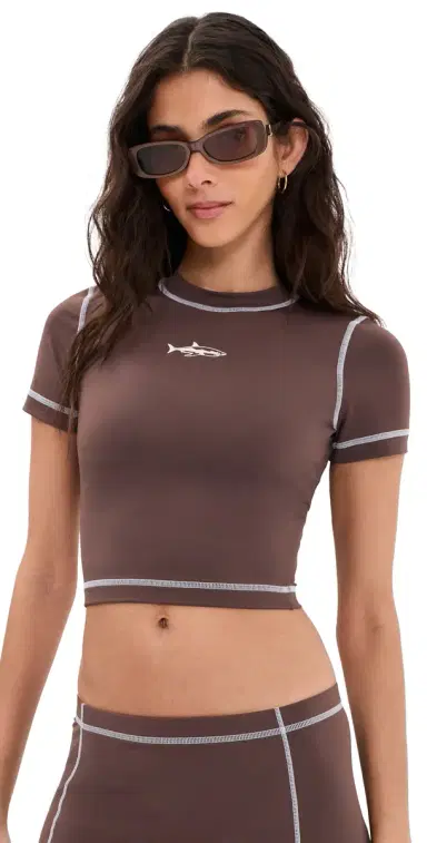 Staud Jett Swim Top Java M | Thumbnail 1