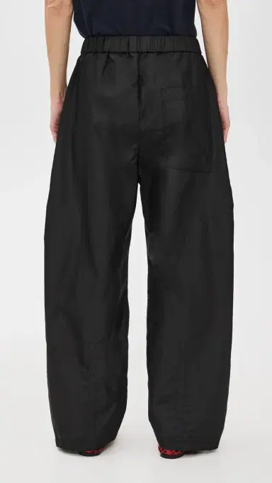 Tibi Petite Crispy Nylon Winslow Pants Black L | Thumbnail 3