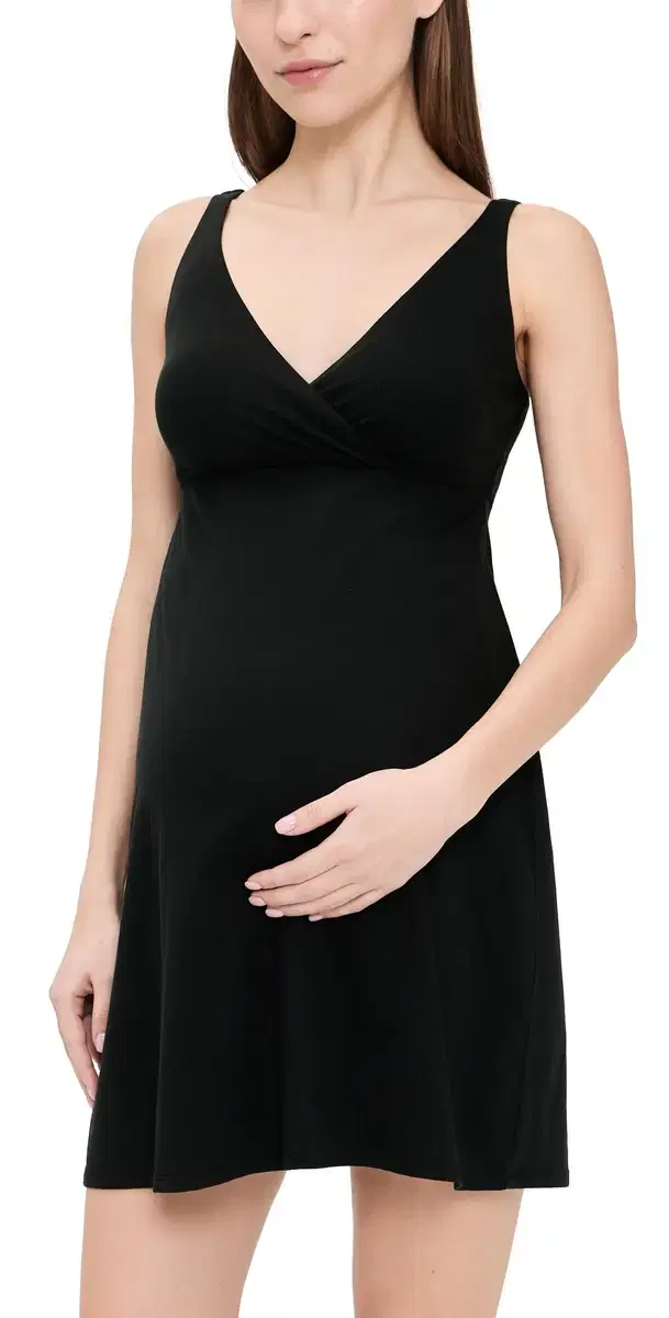 Feed Nursing Nightie Black