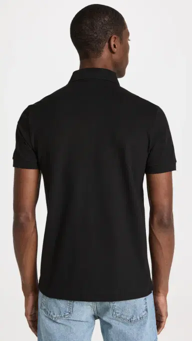 Lacoste Stretch Cotton Paris Polo Noir | Thumbnail 3